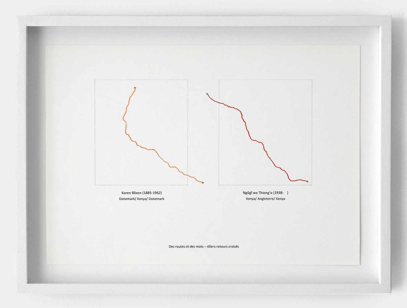 Lucile Bertrand - Des routes et des mots