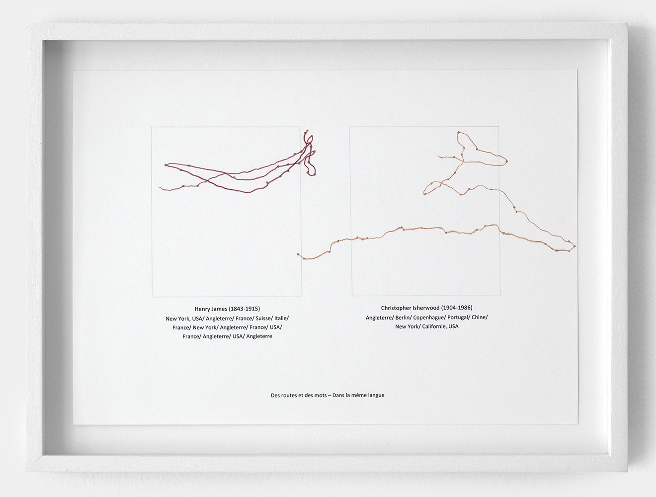 Lucile Bertrand - Des routes et des mots