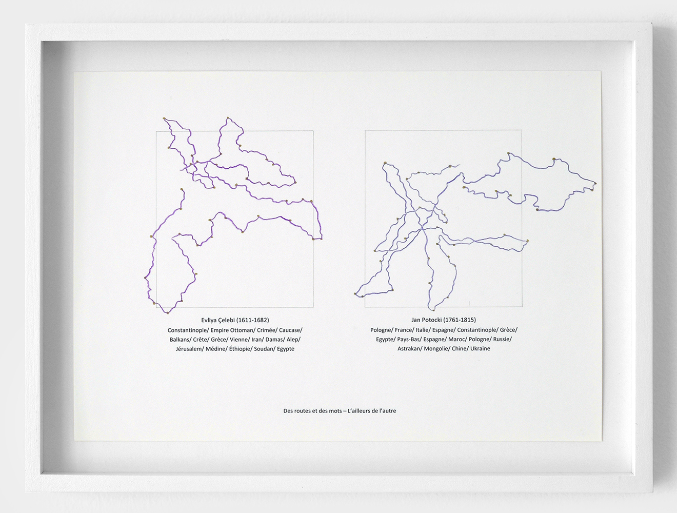 Lucile Bertrand - Des routes et des mots