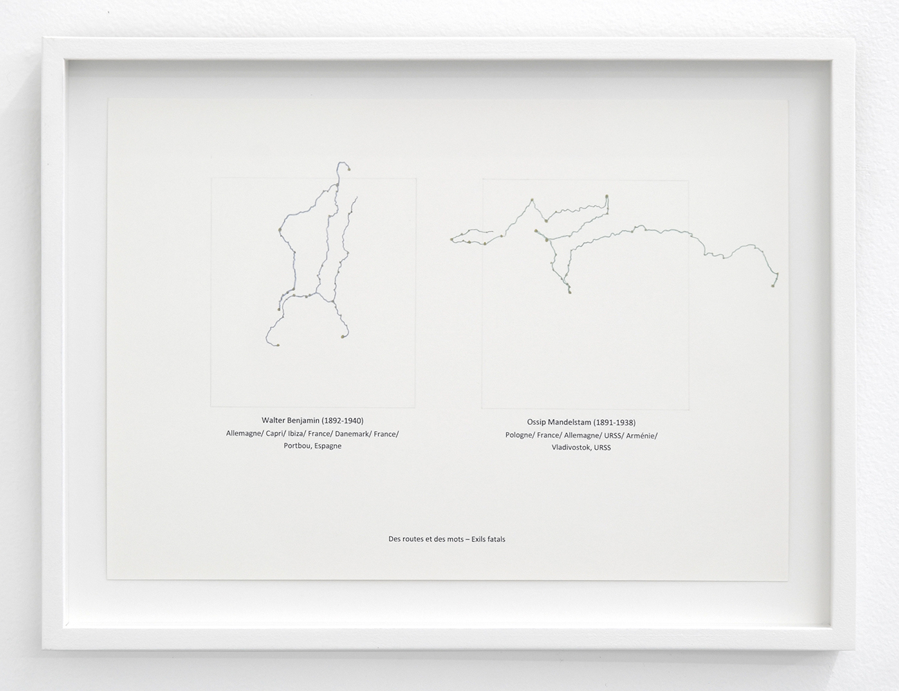 Lucile Bertrand - Des routes et des mots