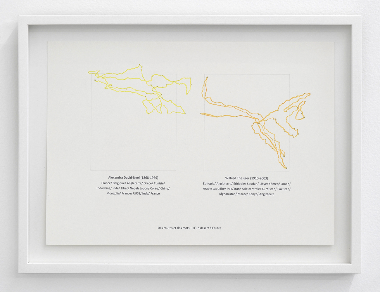 Lucile Bertrand - Des routes et des mots